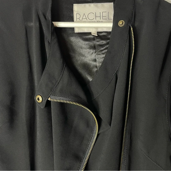 Rachel Roy Lightweight Cropped Jacket in Black Size 14 - Picture 3 of 6